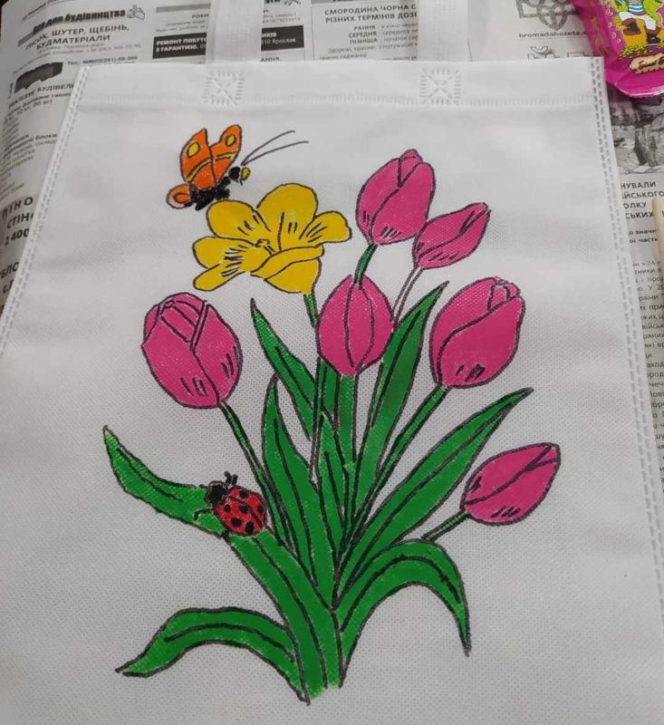 Bag painting workshop